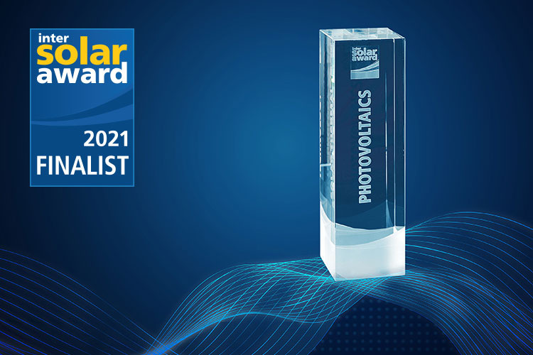 Press Release Intersolar AWARD 2021 Finalists Announced Intersolar